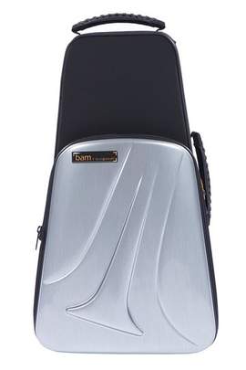 BAM New Trekking One Trumpet Case Brushed Aluminium