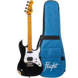 Pathfinder Tenor Electric Ukulele - Black Relic