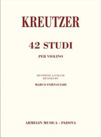 Rodolphe Kreutzer: 42 Studi per Violino