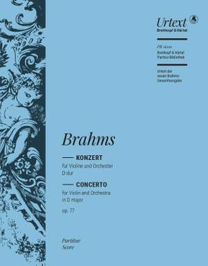 Brahms: Violin Concerto in D major Op. 77