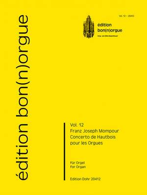 Franz Joseph Mompour: Concerto de Hautbois pour les Orgues