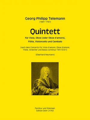 Georg Philipp Telemann: Quintett - TWV 53:E1