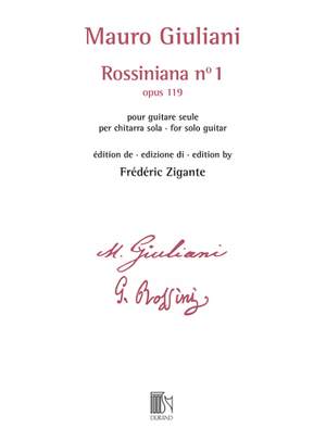 Mauro Giuliani: Rossiniana n° 1 (opus 119)