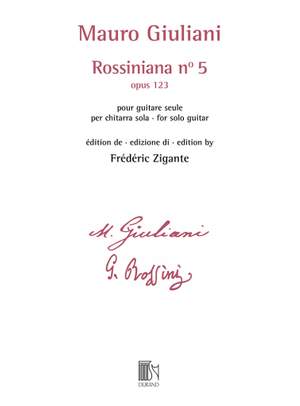 Mauro Giuliani: Rossiniana n° 5 (opus 123)