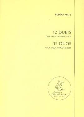 Rudolf Matz: 12 Duets