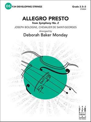 Joseph Bologne: Allegro Presto
