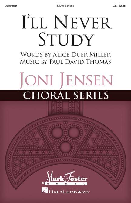 Paul David Thomas: I'll Never Study