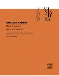 Emil Mlynarski: Mazurka in G major, Op. 7
