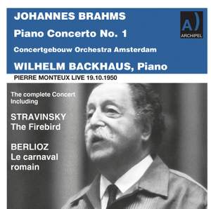 Brahms, Stravinsky & Berlioz: Orchestral Works (Live)