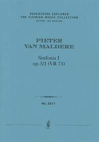 Maldere, Pieter van: Sinfonia I a più strumenti, op. 5/1 (VR 73), from: Sei sinfonie a più strumenti, op. 5