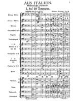Strauss, Richard: Aus Italien, symphonic fantasia for grand orchestra Op. 16 Product Image