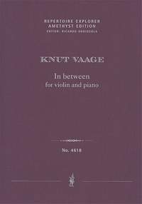 Vaage, Knut: In between for violin & piano