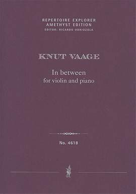 Vaage, Knut: In between for violin & piano