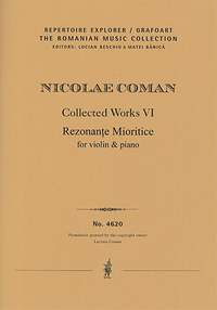 Coman, Nicolae: Rezonanțe Mioritice for violin & piano