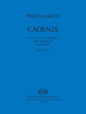 Perenyi, Miklos: Cadenze (for Haydn Piano Concerto in D)