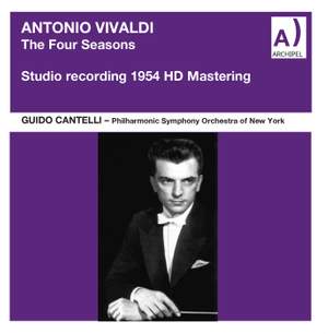Guido Cantelli conducts Vivaldi Four seasons the famous Studio recording in Hd Mastering