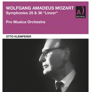 Otto Klemperer conducts Mozart Symphonies 25 & 36