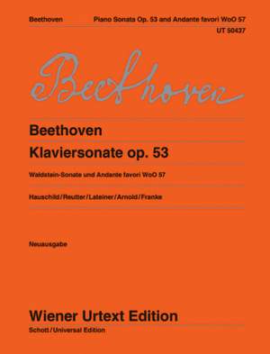 Beethoven, L v: Klaviersonate (Waldstein-Sonate) und Andante favori op. 53 WoO 57