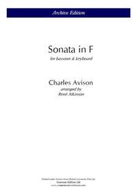 Avison, Charles: Sonata In F Major