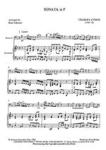 Avison, Charles: Sonata In F Major Product Image