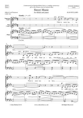 Bullard, Alan: Sweet Music