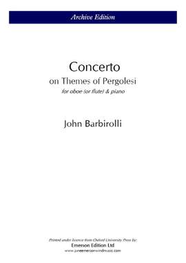 Concerto based on themes of Pergolesi