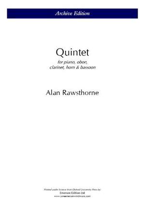 Rawsthorne, Alan: Quintet (Score & Parts)