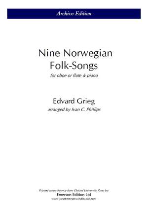 Grieg, Edvard: Nine Norwegian Folksongs