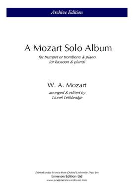 A Mozart Solo Album
