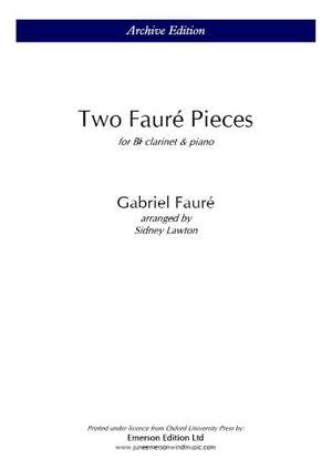 Two Faure Pieces