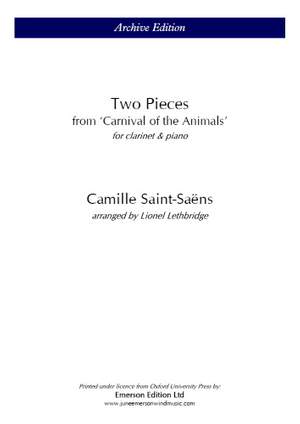 Saint-Saens, Camille: Two Pieces From The Carnival Of The Animals