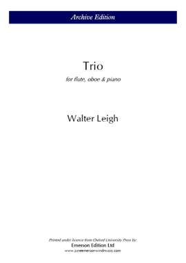 Leigh, Walter: Trio