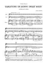 Smyth, Ethel: Variations On Bonny Sweet Robin (Ophelia's Song) Product Image