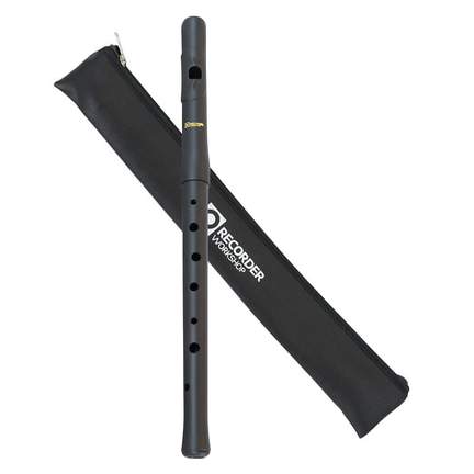 Recorder Workshop fife supplied with bag - Black