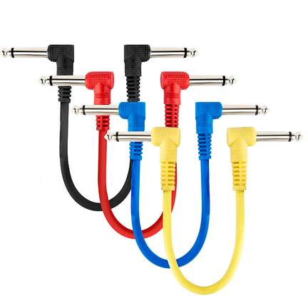 SX patch cable, PVC, 20cm, 4-pack