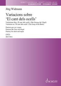 Widmann, J: Variacions sobre 'El cant dels ocells'
