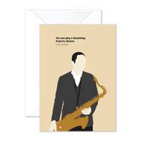 John Coltrane Greetings Card
