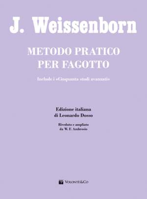 Joseph Weissenborn: Metodo Pratico per Fagotto