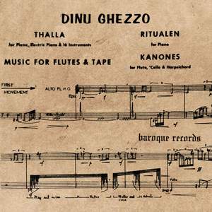 Thalla / Ritualen / Music For Flutes & Tape / Kanones