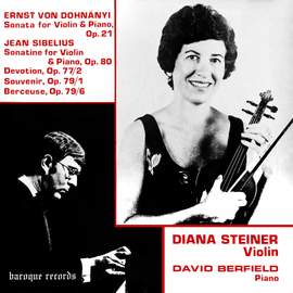 Sonata For Violin & Piano, Op. 21 / Sonatine For Violin & Piano, Op. 80 / Devotion, Op. 77/2 / Souvenir, Op. 79/1 / Berceuse, Op. 79/6