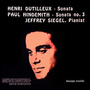 Dutilleux: Sonata - Hindemith: Sonata No. 3