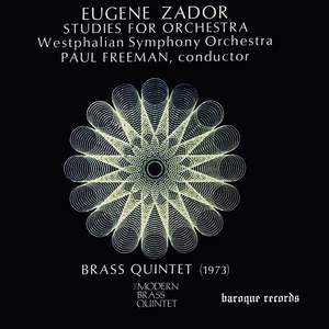 Zador: Studies for Orchestra & Brass Quintet