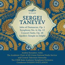 Orchestral and Choral Works by Sergei Taneyev