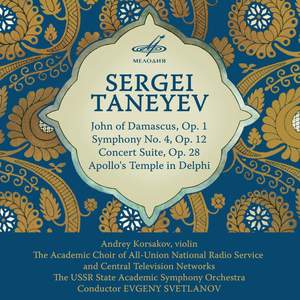 Orchestral and Choral Works by Sergei Taneyev