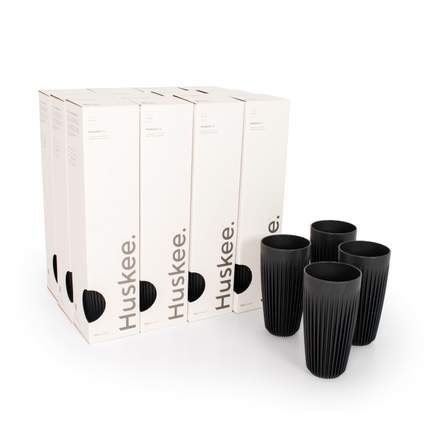 12x 16oz HuskeeCup 4-pack - Charcoal