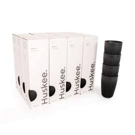 12x 12oz HuskeeCup 4-pack - Charcoal