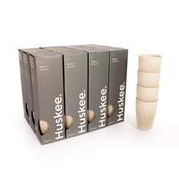 12x 12oz HuskeeCup 4-pack - Natural
