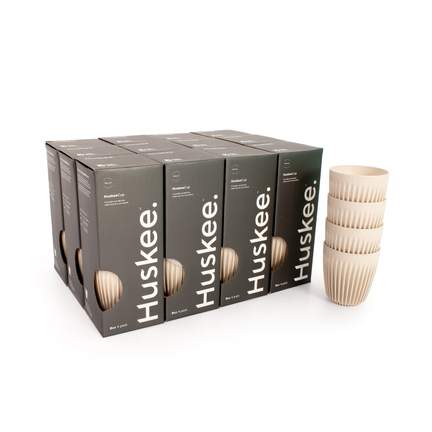 12x 8oz HuskeeCup 4-pack - Natural