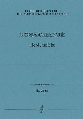Granjé, Rosa : Herdersdicht (Pastoral poem), Eclogue for flute with keyboard accompaniment