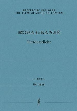 Granjé, Rosa : Herdersdicht (Pastoral poem), Eclogue for flute with keyboard accompaniment
